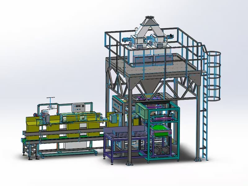 machine d'emballage de sacs à bouche ouverte